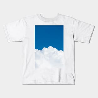 White cloud and blue sky Kids T-Shirt